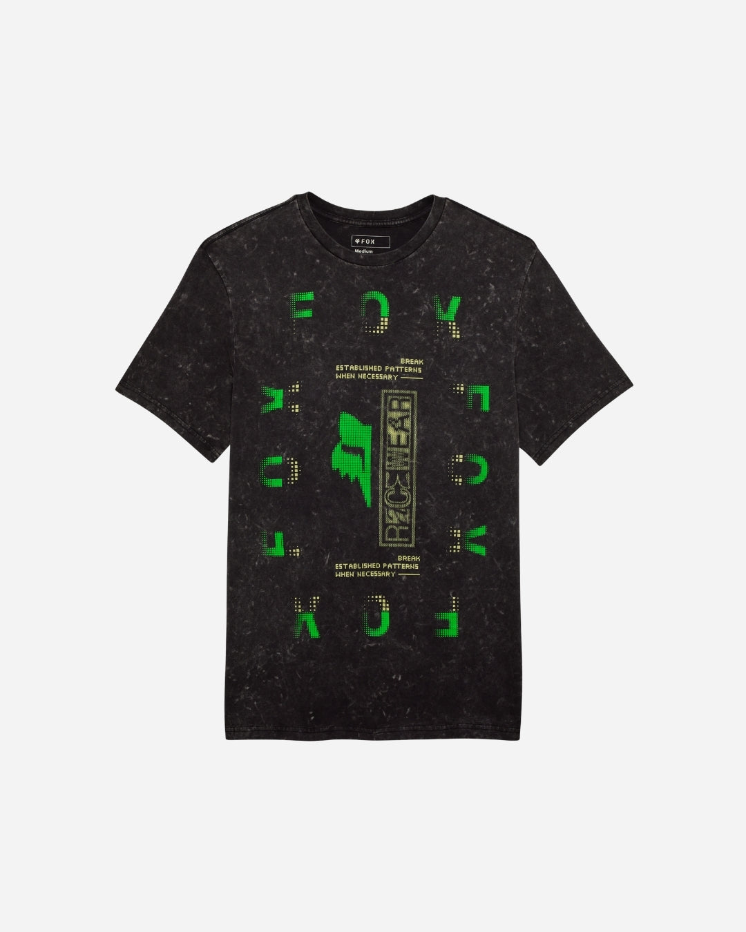 T-shirt Fox Racing Throttle manches courtes - Noir