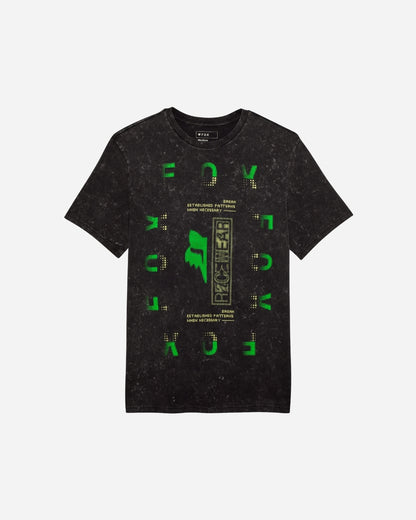 T-shirt Fox Racing Throttle manches courtes - Noir