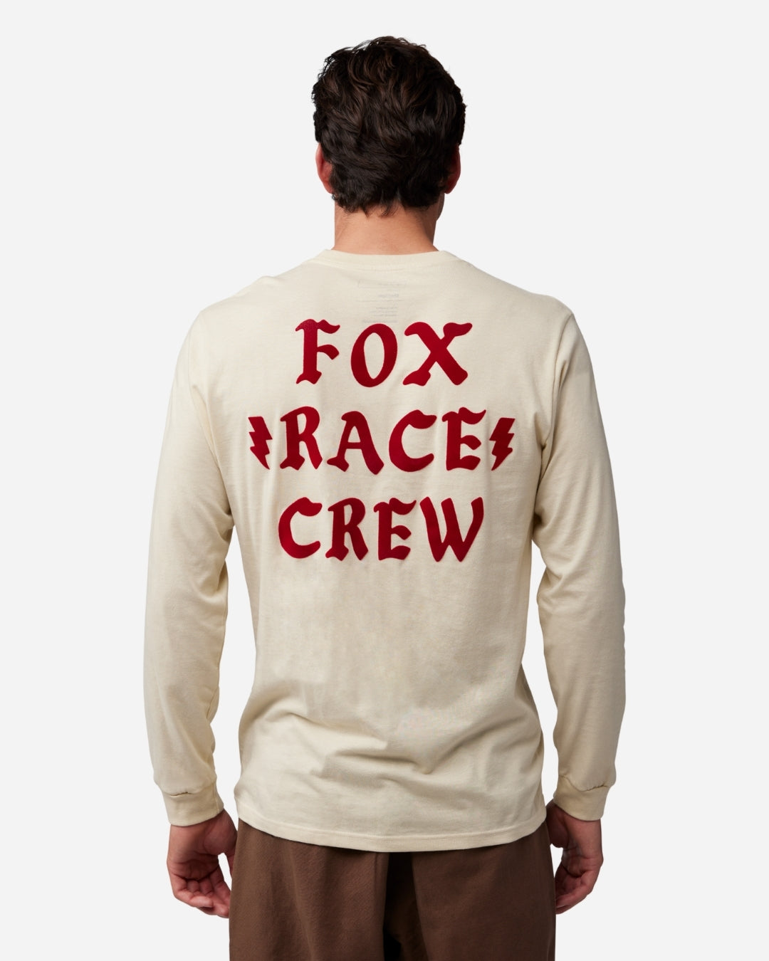 T-shirt Fox Racing Race manches longues - Crème