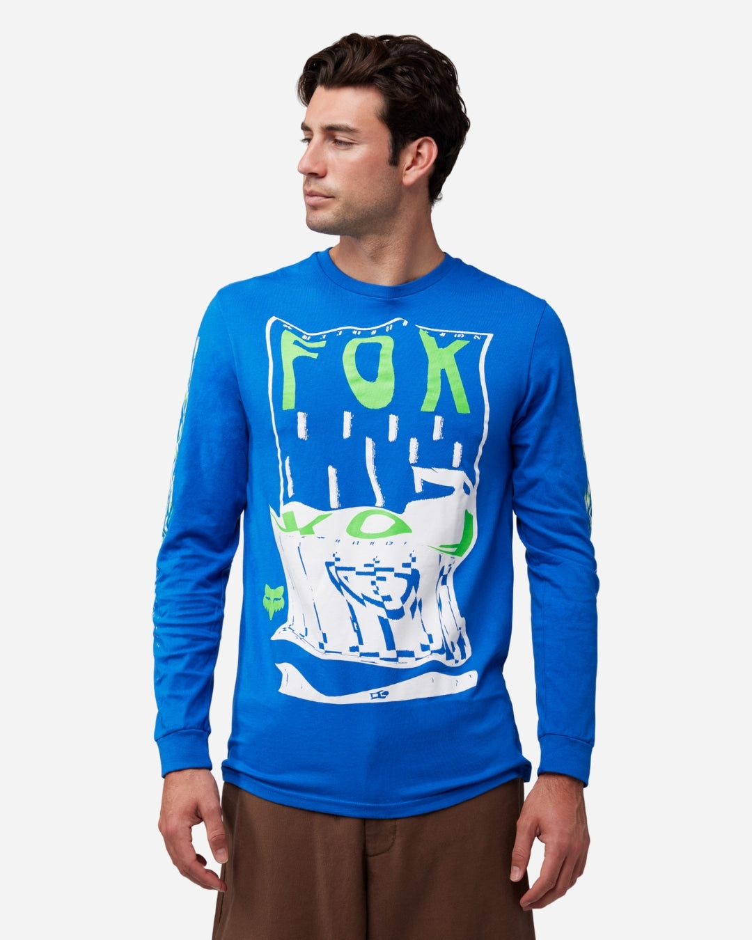 T-shirt Fox Racing Emotion Blast manches longues - Bleu