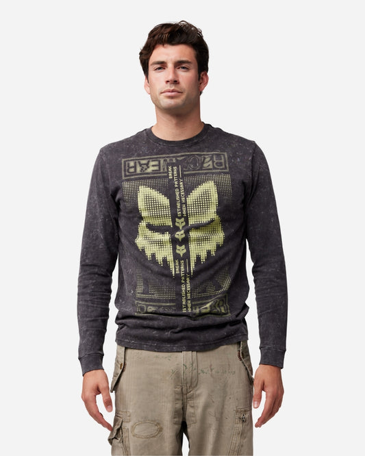 T-shirt Fox Racing Throttle manches longues - Noir