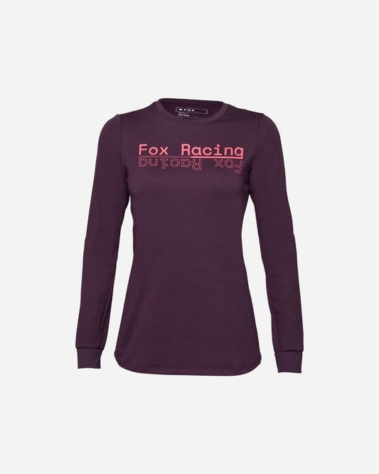 Fox Racing Ranger Drirelease Midweight Damen-Langarmtrikot – Dunkelviolett