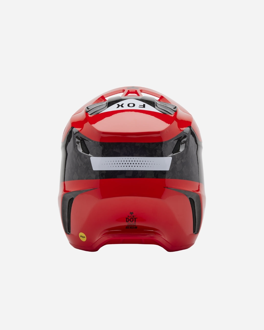 Casque Fox Racing V3 RS Infinite - Rouge fluo