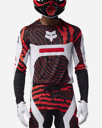 Maillot Fox Racing Flexair Impression - Blanc