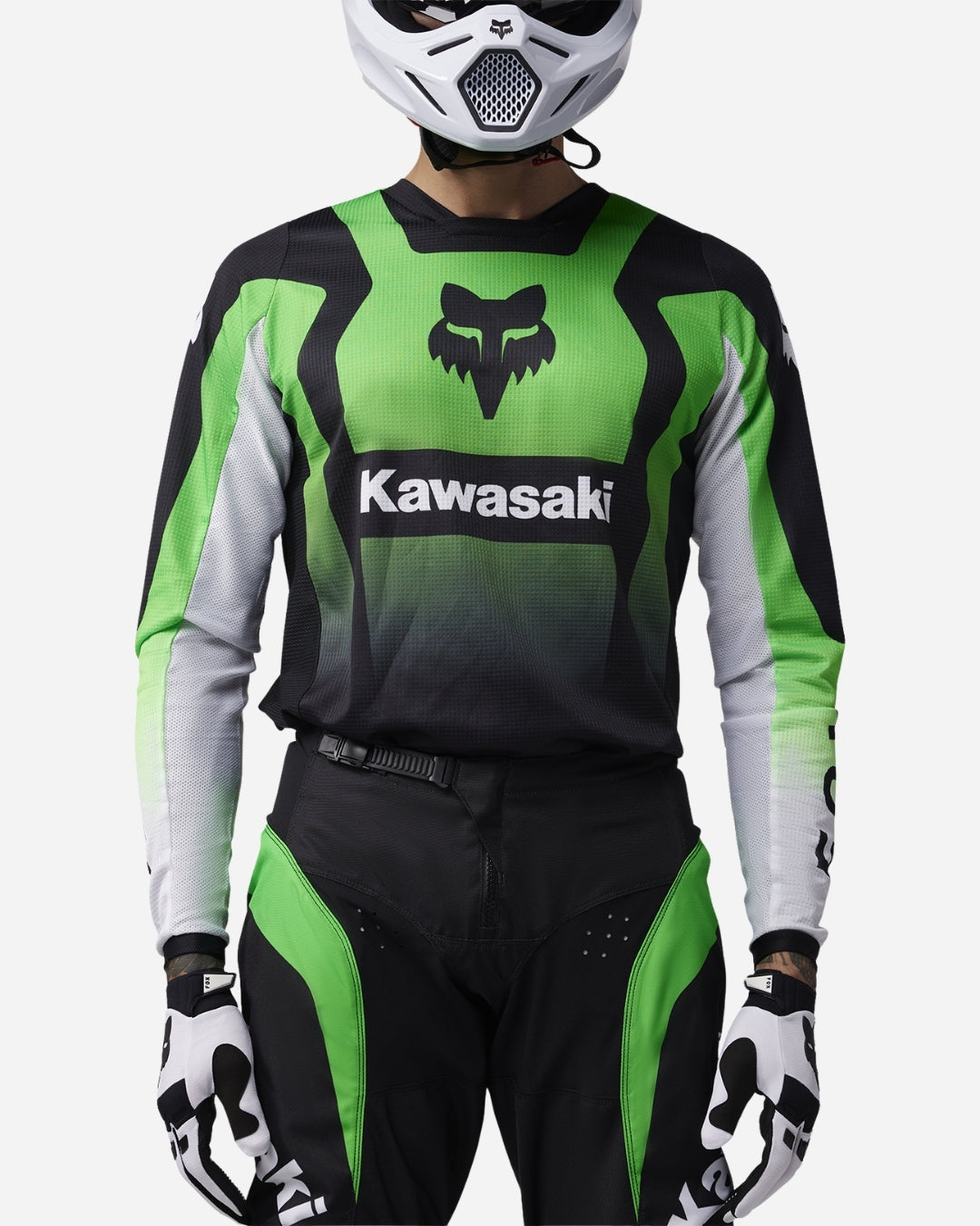 Maillot Fox Racing 180 Kawasaki - Vert Fluo