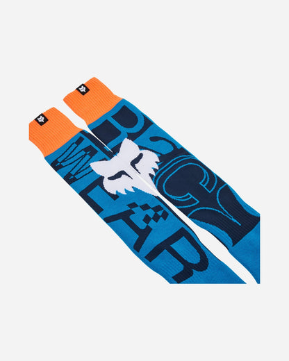 Chaussettes longues Fox Racing 180 Race Spec - Bleu True Blue