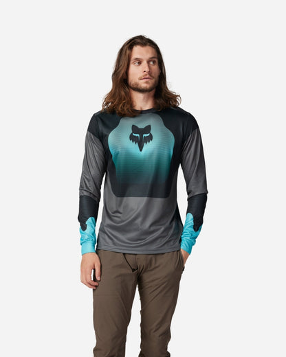 Fox Racing Ranger Revise Long Sleeve Jersey - Turquoise