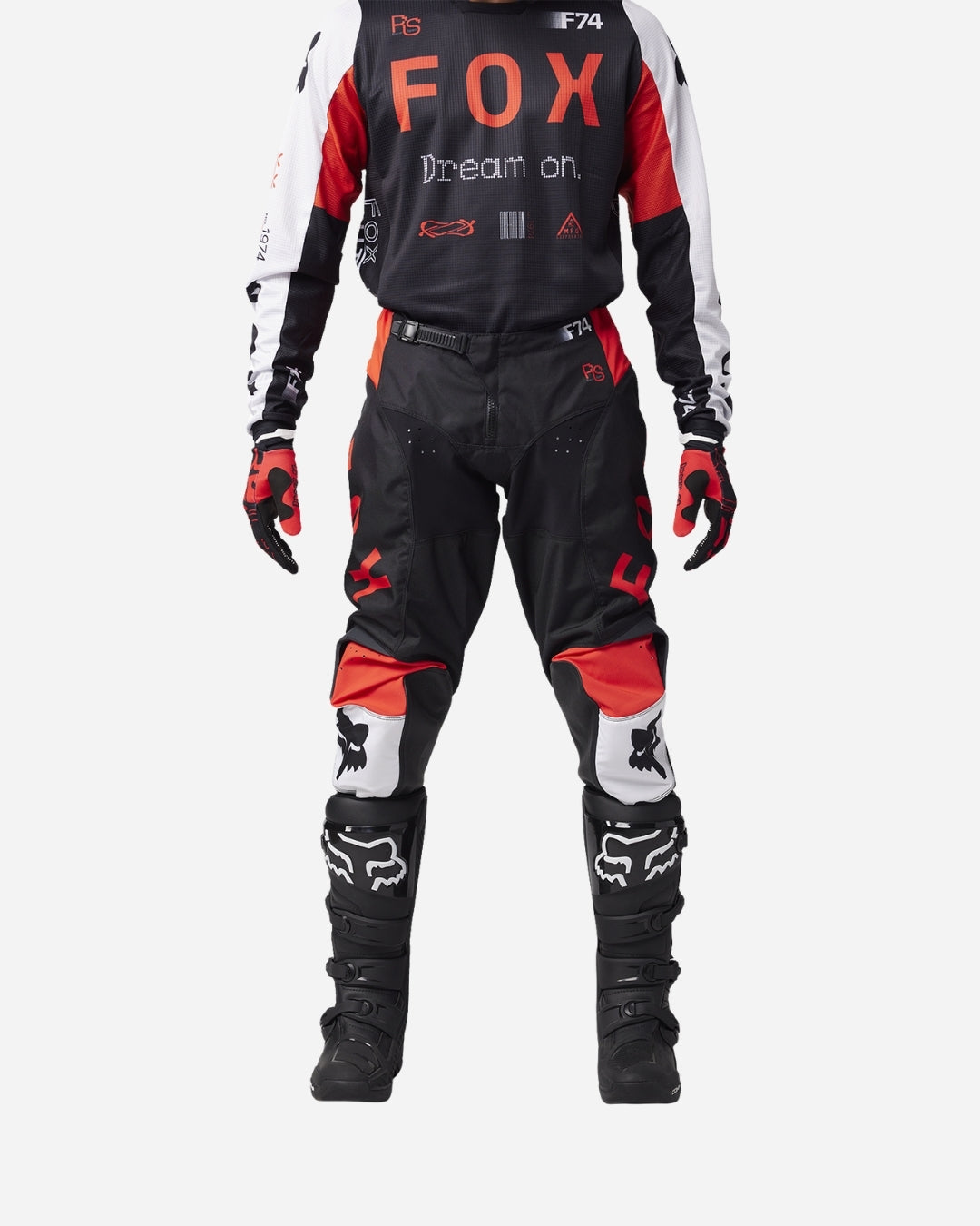 Pantalon Fox Racing 180 Race Spec - Rouge fluo