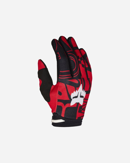 Fox Racing 180 Rennhandschuhe – Fluoreszierendes Rot