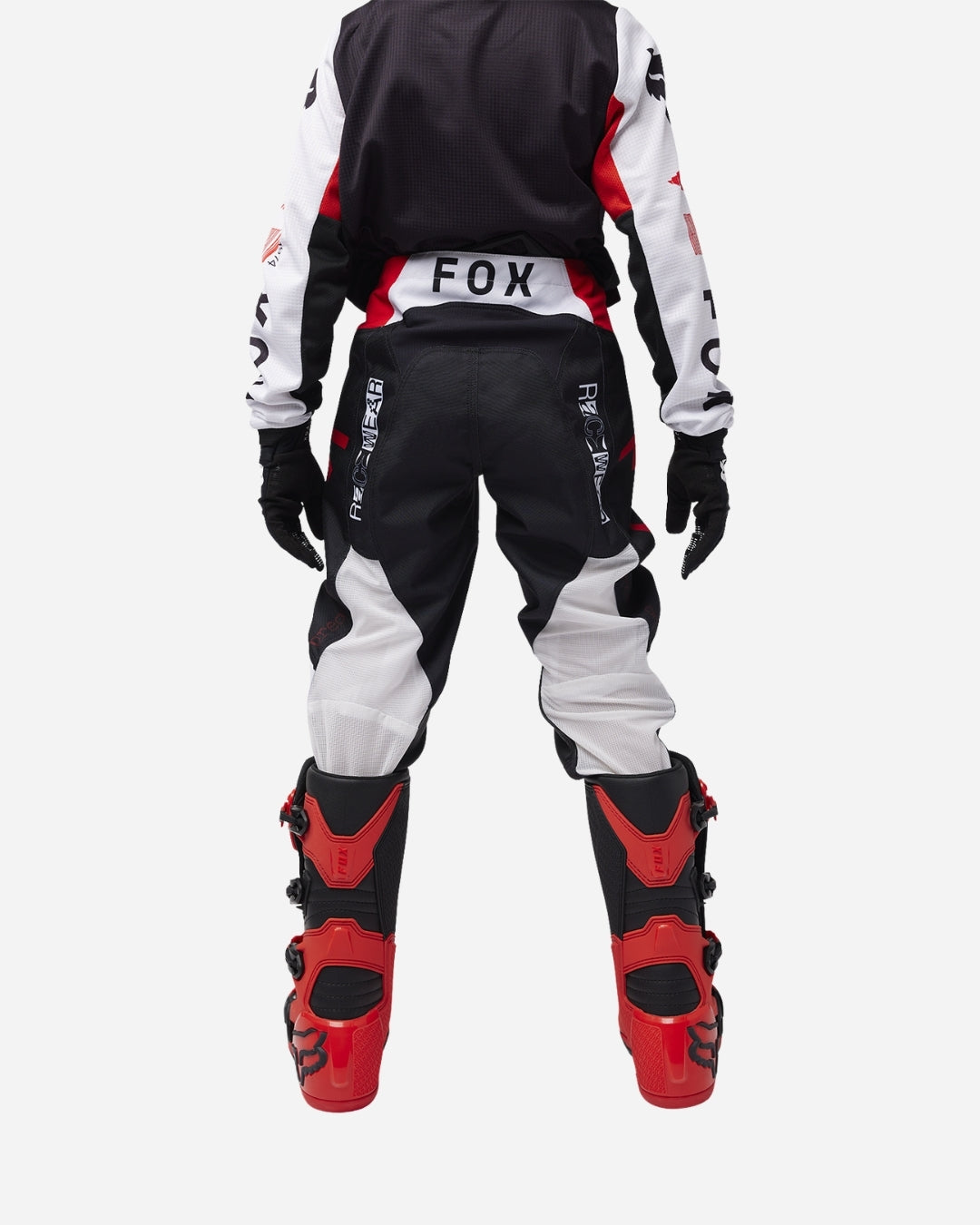 Pantaloni Fox Racing 180 Race Spec Youth - Rosso fluorescente