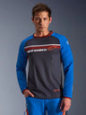 Maglia Alpinestars Maxdura Dual - Grigio antracite/Blu reale