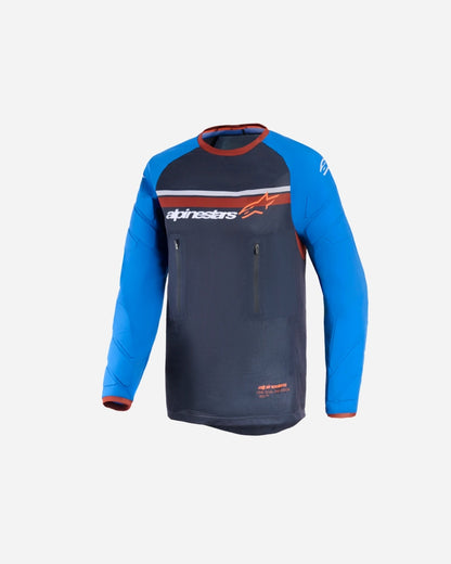 Maillot Alpinestars Maxdura Dual - Gris foncé/Bleu royal