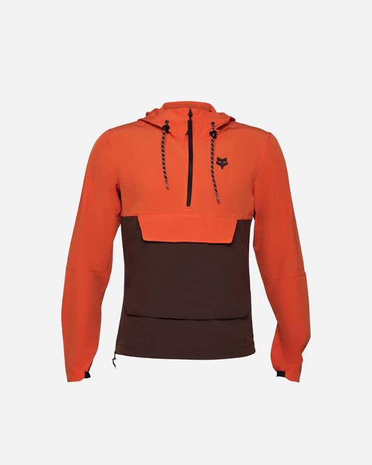 Sweat à capuche coupe-vent Fox Racing Ranger - Orange Atomic
