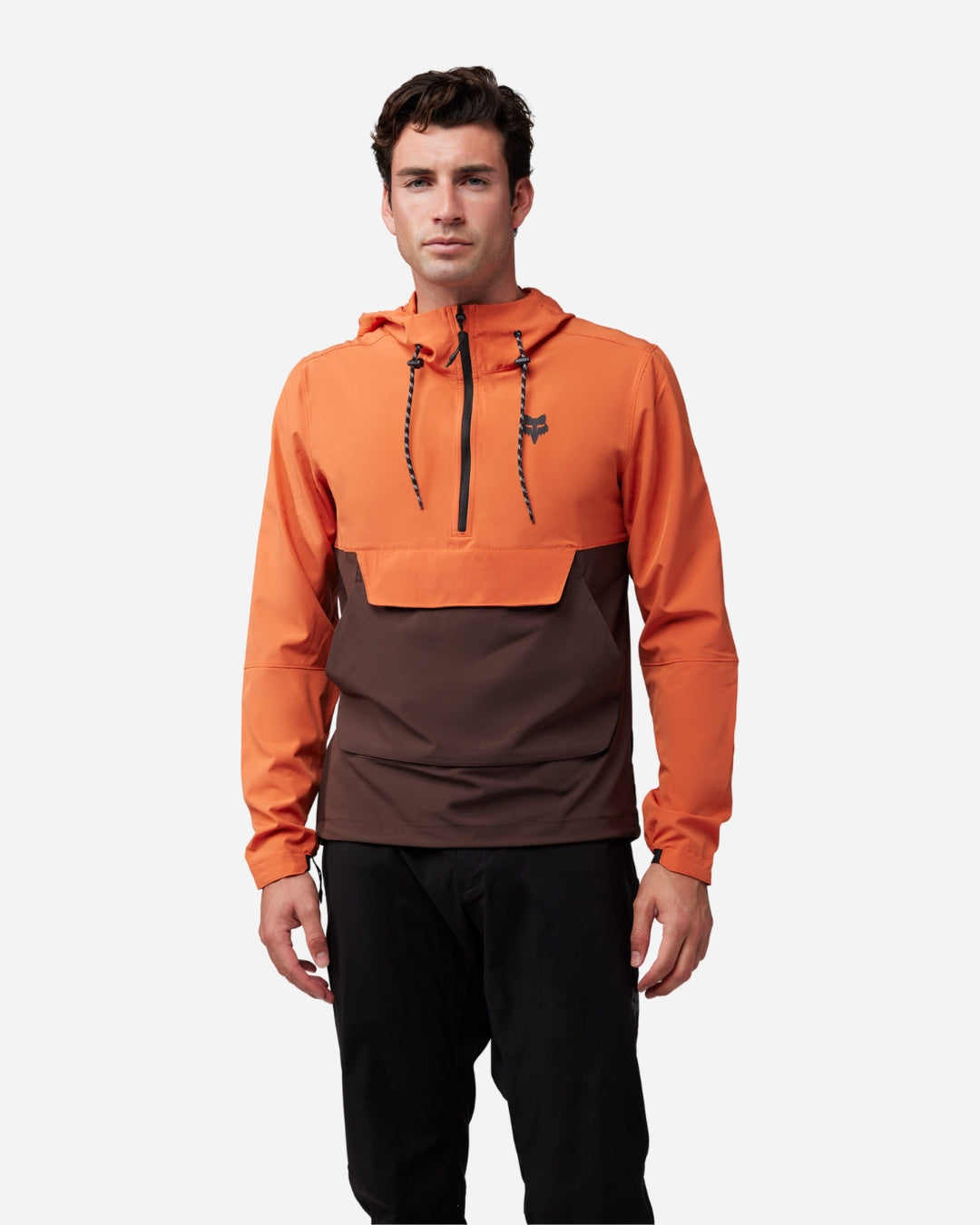 Sweat à capuche coupe-vent Fox Racing Ranger - Orange Atomic