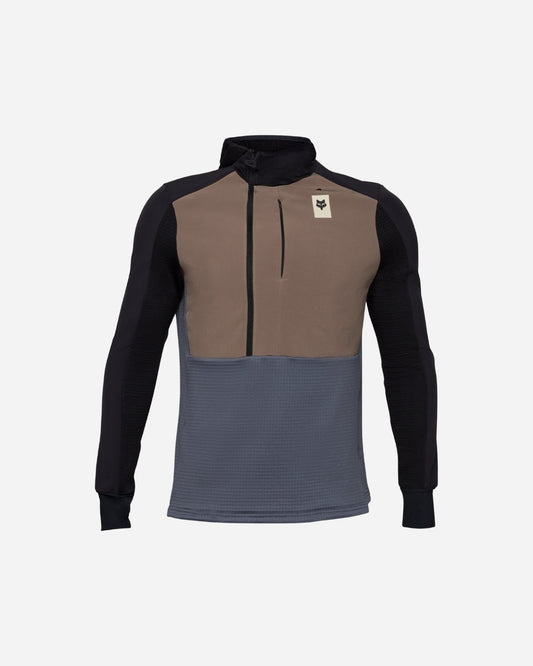 Sweat à capuche thermique Fox Racing Defend - Cendre