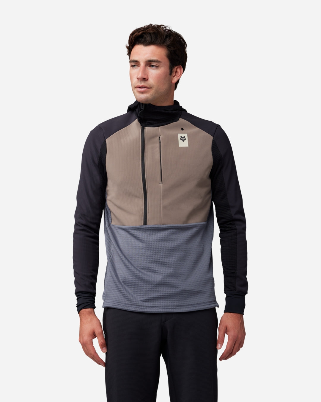 Sweat à capuche thermique Fox Racing Defend - Cendre