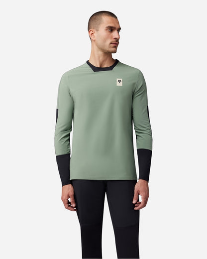 Fox Racing Defend Thermal Jersey - Moss Green