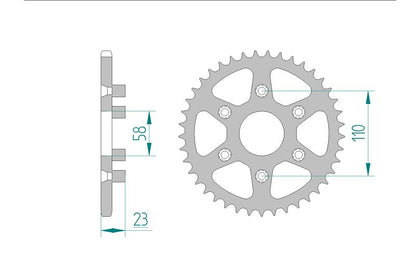 Couronne AFAM 35201 - 41 dents