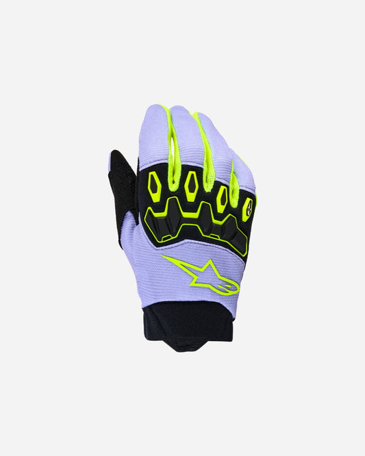 Gants enfant Alpinestars Full Bore V2 - Violet/Jaune Fluo