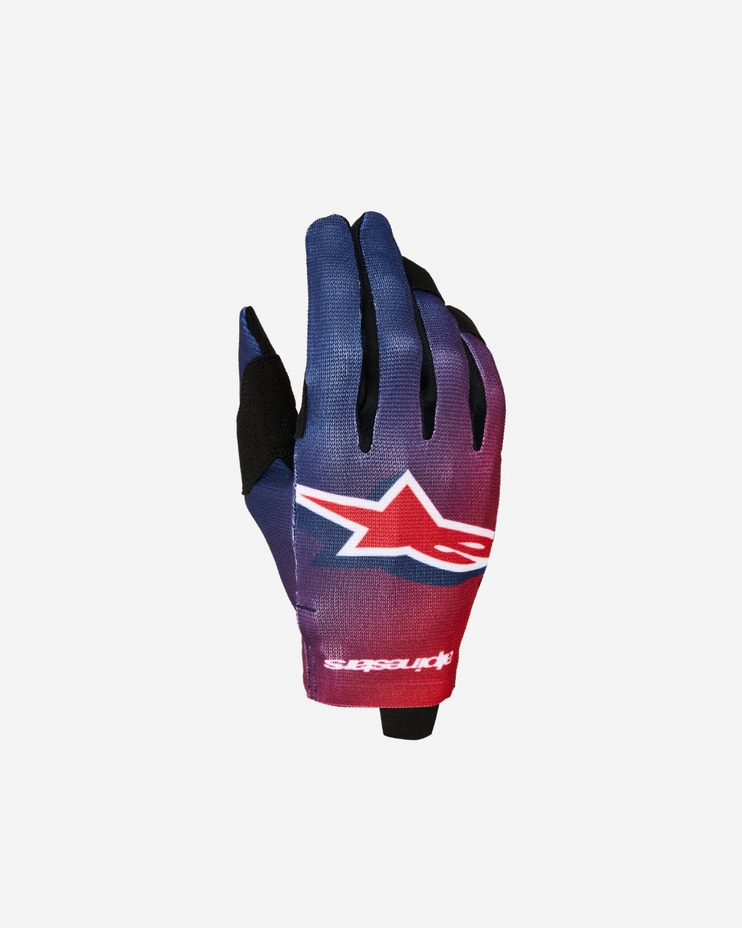 Alpinestars Radar Children's Gloves - Fire Red/Deep Blue