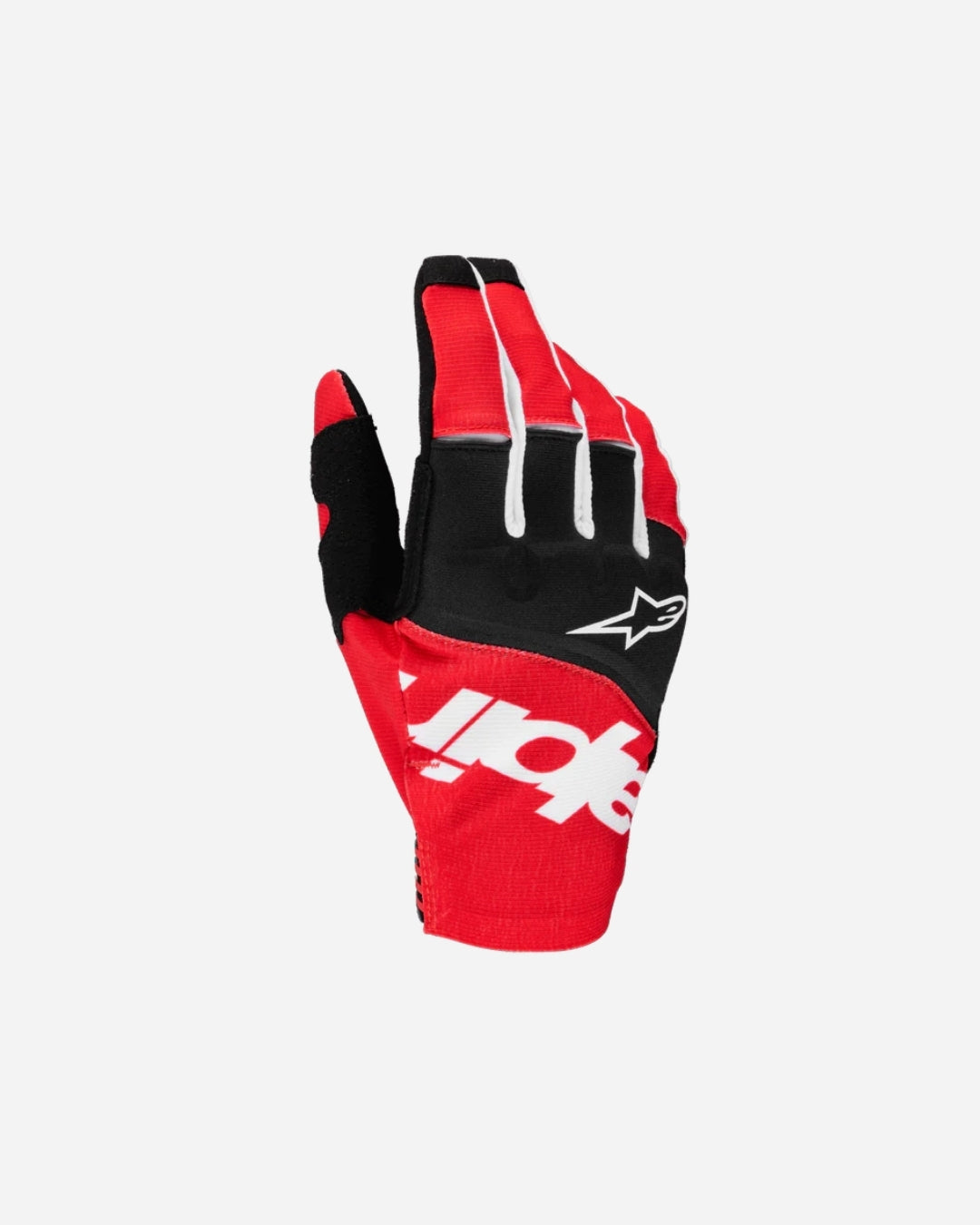 Gants Alpinestars Techstar - Noir/Rouge vif