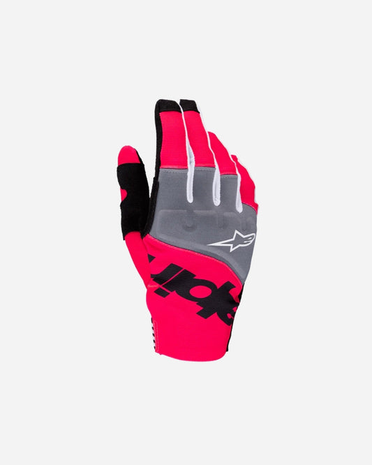 Gants Alpinestars Techstar - Noir/Rose Fluo