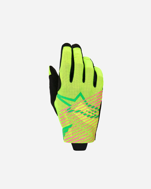 Gants Alpinestars Radar Pro - Vert/Jaune Fluo/Rose Fluo