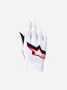 Gants Alpinestars Supertech Mx - Blanc/Noir/Rouge feu