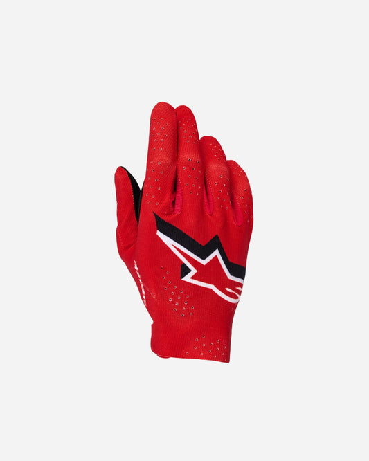 Gants Alpinestars Supertech Mx - Rouge feu/Noir/Blanc