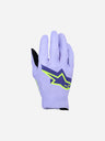 Gants Alpinestars Supertech Mx - Lavande/Violet/Jaune Fluo