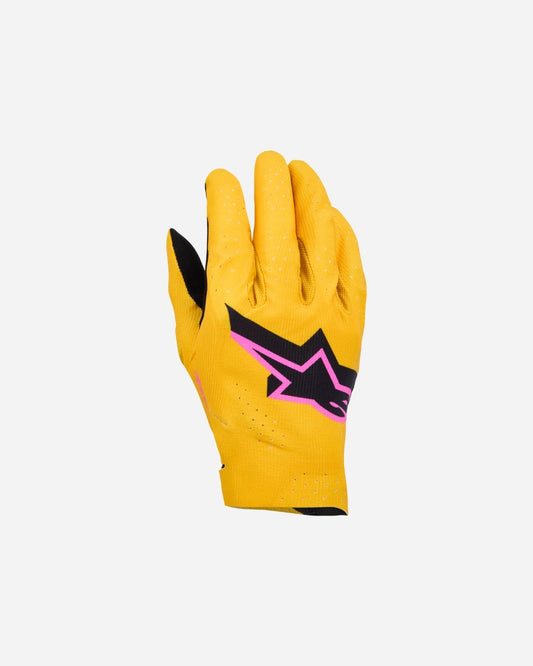 Gants Alpinestars Supertech Mx - Or/Noir/Rose Fluo