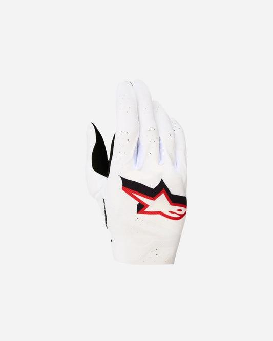 Alpinestars Supertech MX Gloves - White/Black/Fire Red