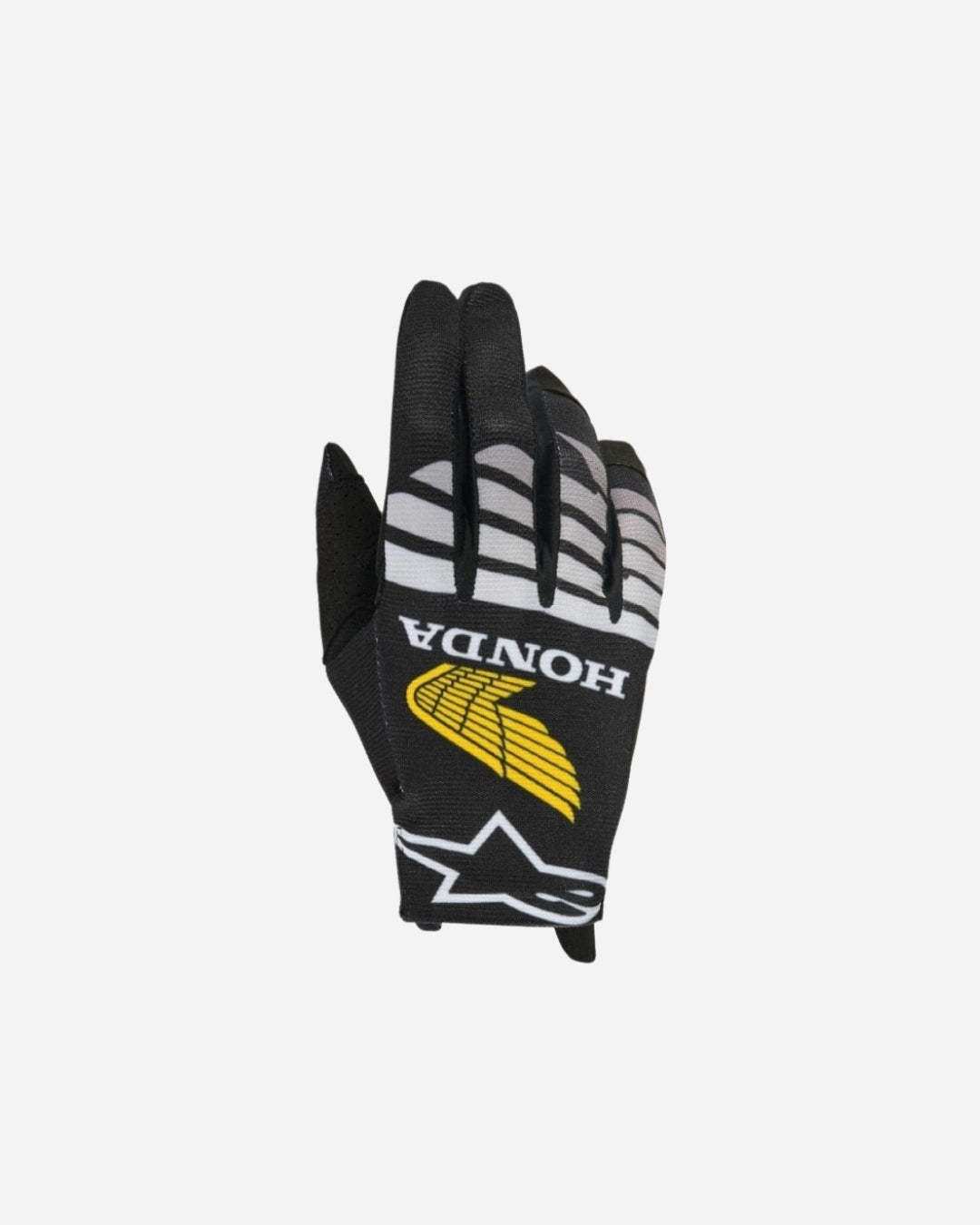Gants Alpinestars Honda Radar - Noir/Gris/Jaune