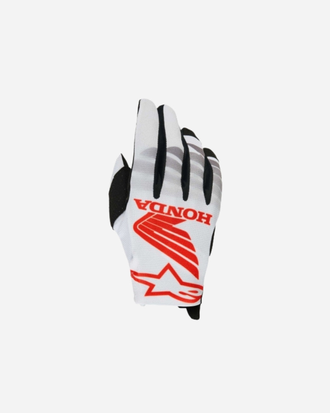Gants Alpinestars Honda Radar - Blanc/Noir/Rouge vif