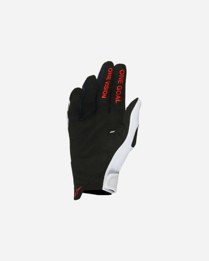 Gants Alpinestars Honda Radar - Blanc/Noir/Rouge vif