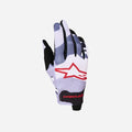 Alpinestars Radar Handschuhe - Ash Gray/Helllila/Rot/Schwarz