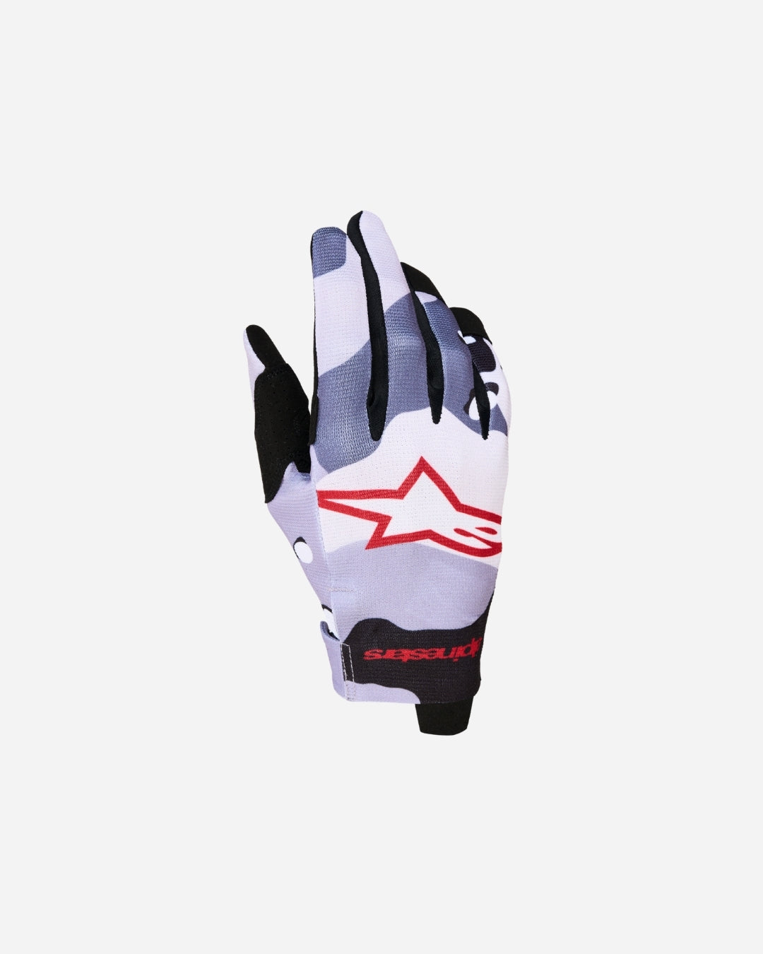 Alpinestars Radar Gloves - Ash Gray/Light Lilac/Red/Black