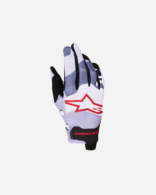 Alpinestars Radar Gloves - Ash Gray/Light Lilac/Red/Black