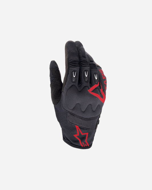 Gants Alpinestars Techdura - Rouge feu/Noir