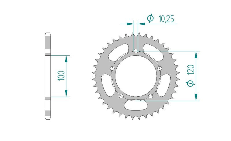 Couronne AFAM 35801 - 40 dents
