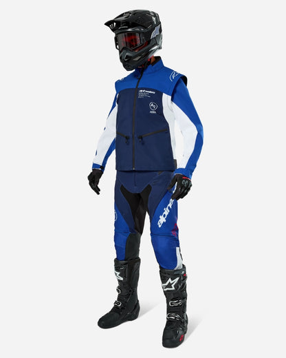 Alpinestars Lite-Dura Softshell Jacke - Marineblau/Hellblau/Weiss