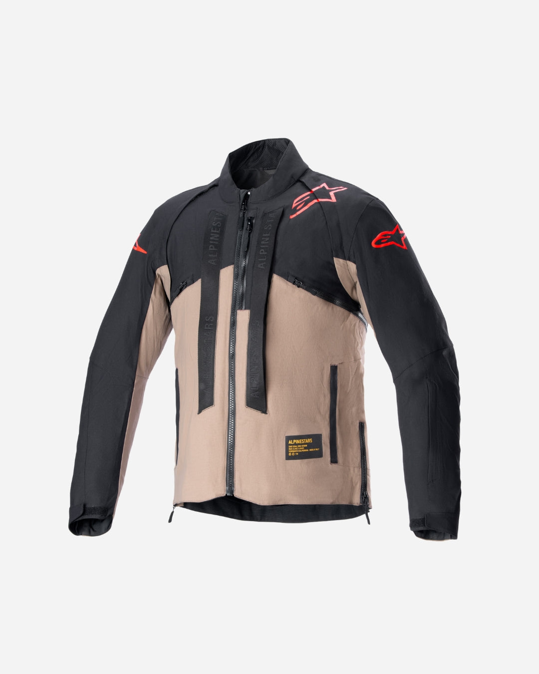 Veste de protection Alpinestars Techdura - Noir/Marron faucon