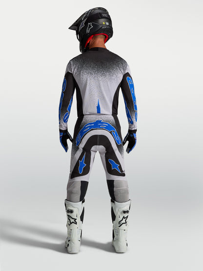 Alpinestars Supertech Hiten AFD Hose - Schwarz/Helllila/Blithe Blue