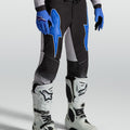 Alpinestars Supertech Hiten AFD Hose - Schwarz/Helllila/Blithe Blue