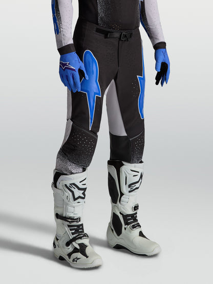 Alpinestars Supertech Hiten AFD Hose - Schwarz/Helllila/Blithe Blue