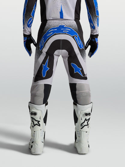 Alpinestars Supertech Hiten AFD Hose - Schwarz/Helllila/Blithe Blue