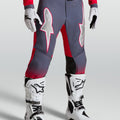 Alpinestars Supertech Hiten AFD Hose - Graystone/Rot Fluo/Helllila
