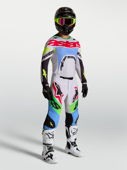 Alpinestars Supertech Dyna Pants - Light Lilac/Green Fluo/Black