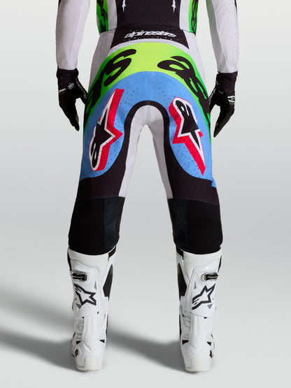 Alpinestars Supertech Dyna Pants - Light Lilac/Green Fluo/Black