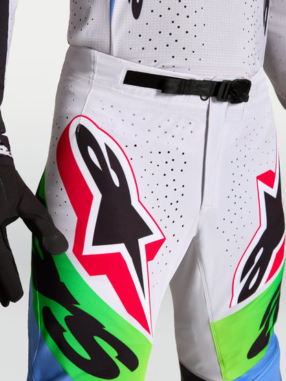 Alpinestars Supertech Dyna Pants - Light Lilac/Green Fluo/Black